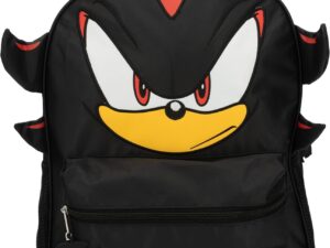 The Hedgehog Backpack for Boys & Girls, Shadow 16 Inch Schoolbag with 3D Features, Durable School Bag for Kids