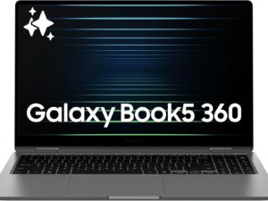 Samsung 15.6” Galaxy Book5 360 Copilot AI Laptop PC Computer, FHD AMOLED Touchscreen, 16GB / 512GB, Dolby Atmos Quad Speakers, All-Day Battery Life, NP750QHA-KA1US