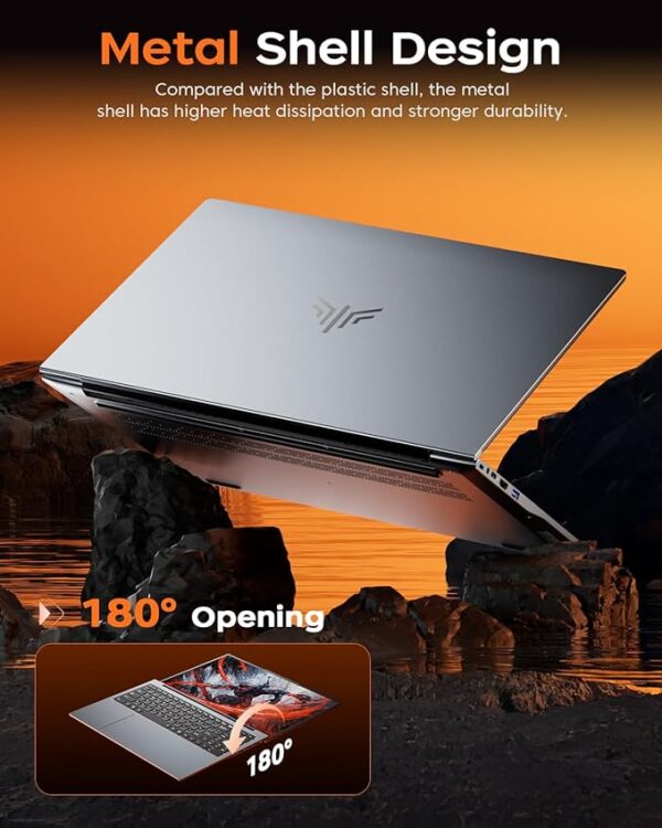 2025 AMD Laptop, 16.0inch Laptop Computer with AMD Ryzen 7 5000 Series(8C/16T, Up to 4.5GHz), 16GB RAM 512GB NVMe SSD Windows 11 Laptop, Radeon RX Vega 8 Graphics,WiFi 6, Backlit KB - Image 3