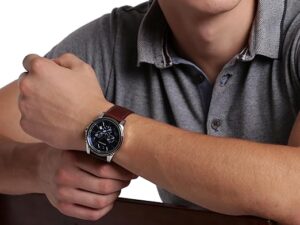 AX Armani Exchange Chronograph Watch for Men with Leather, Stainless Steel or Silicone Band